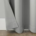 thumbnail image 5 of Sun Zero Riley Kids Bedroom Blackout Grommet Curtain Panel, 40" x 84" in Silver Gray, 5 of 7