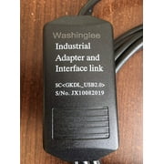 Washinglee USB PLC Programming Cable for AB Micrologix PLC 1000 1100 1200 1400 1500 Series, for 1761-CBL-PM02