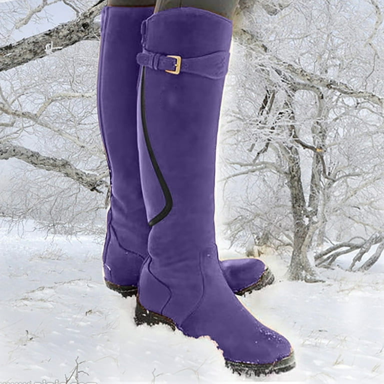 Wide calf purple clearance boots