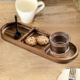 thumbnail image 5 of Inerposs Vintage Wooden Dinner Plates, Compartmentalised Serving Plank, Oval Prep Plate for Sushi and Dipping, Durable Wooden Tableware for Home Entertaining, Stylish Restaurant Quality Dining Dish, 5 of 6