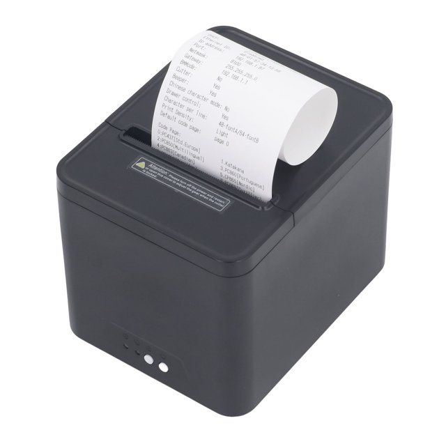 Informora Térmica de 80 mm, Entresora de Recibo de Puntos de Montaje en Pared de Alta Velocidad autícate Con Lan, Interfaz USB, Instreora de Cocina de Restaurante