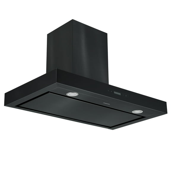 Ancona 36" Wall Mount Range Hood in Black Stainless Steel