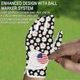 thumbnail image 5 of FINGER TEN Golf Gloves Women Right Handed Golfer Left Hand with Ball Marker USA Flag Ladies Breathable Soft All Weather Grip Printed Pattern Size XS S M L XL, 5 of 7