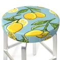 thumbnail image 3 of Fuzoiu Lemon Print Bar Stool Cushions, Super Breathable Round Bar Stool Covers,Seat Cushion Round- One Cushion Only-12 inch, 3 of 7