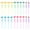 Color 3, variant on 20Pcs Glitter Princess Party Favor Reusable Crown Drinking Straw 5 Design Great for Princess Theme Birthday Party Supply