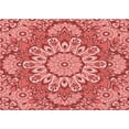 thumbnail image 1 of Ahgly Company Indoor Rectangle Patterned Light Coral Pink Area Rugs, 8' x 12', 1 of 1