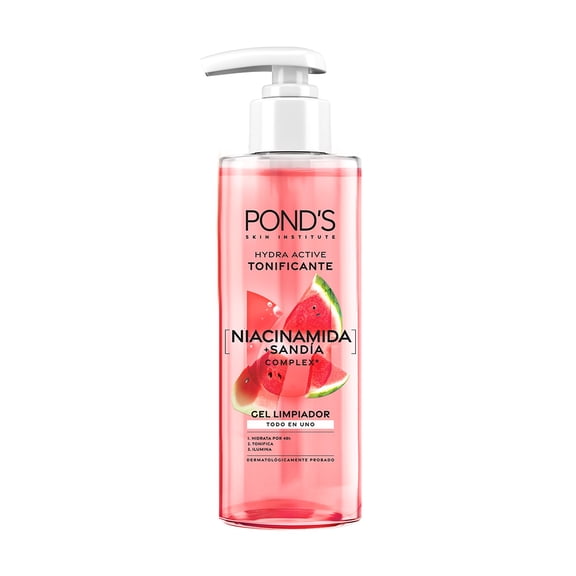 Gel Limpiador Facial Pond'sHydra Active Tonificante Sandía Complex, 200 ml
