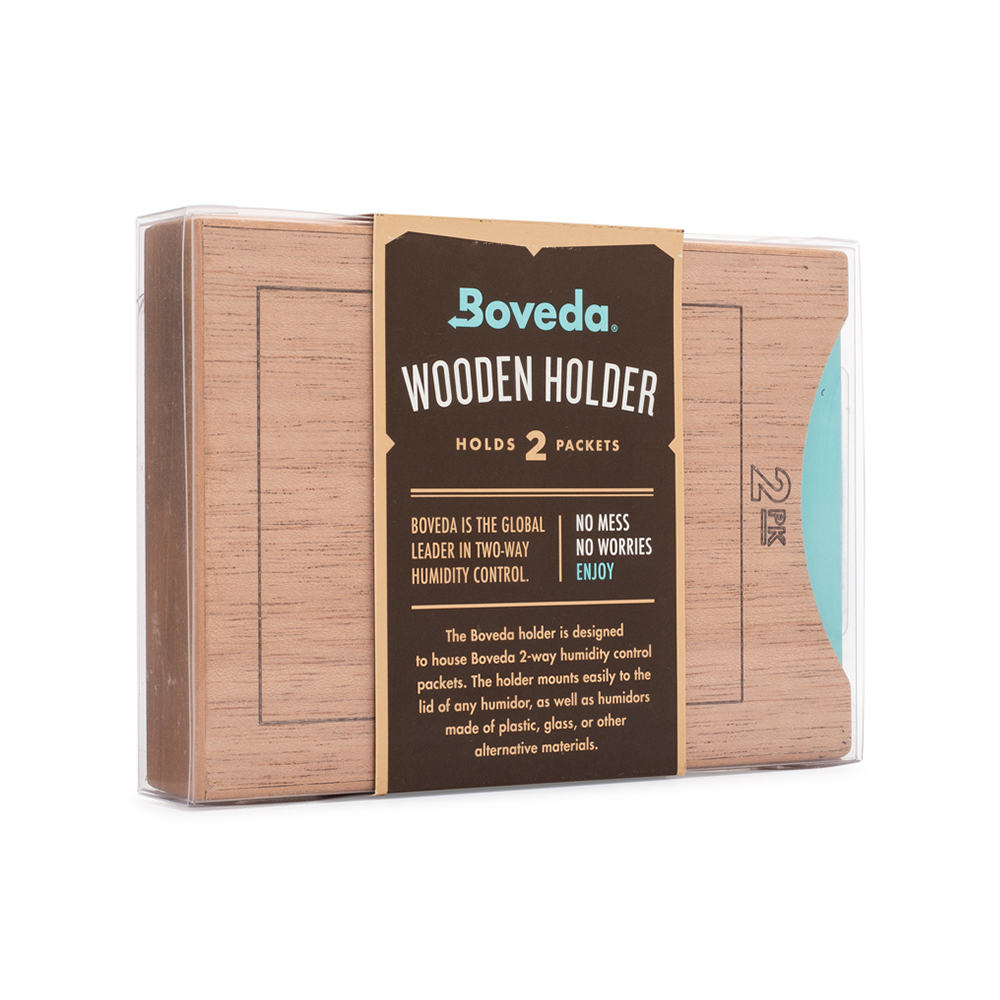 Boveda Wood Holder STK for Humidor Use with Two (2) Size 60 Boveda 1Count