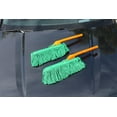 thumbnail image 2 of California Car Duster Standard Auto Car Duster with Wood Handle Green Mop 2 Pack, 2 of 6