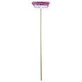 thumbnail image 2 of The Original Soft Sweep Magnetic Action Broom Assorted Colors with Natural Finish Wood Handles (2 Brooms), 2 of 5