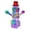 Snowman, variant on Shoreew Christmas Prismatic Iridescent Snowman Ornaments LED Light Up Snowman Figurine USB Powered Table Decor for Holiday Decoration