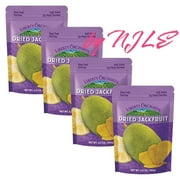 4 Pack Liberty Orchard Organic Dried Jackfruit with No Added Sugar - Enjoy the Bold Flavor of Jackfruit with Fiber-Rich Snack Packs- Soft Nutrient-Packed Dried Jackfruit Ideal for Recipes