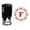 Red, variant on Printtoo Office Stationary Octagon Celtic Swirl Frame F Alphabet Monogram R-40 Self Inking Rubber Stamp-Red