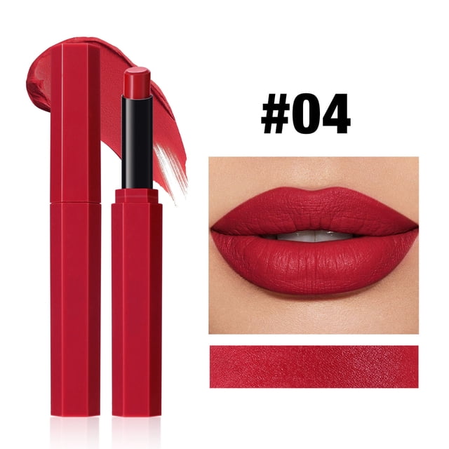 Salud y Belleza, Belleza y Maquillaje, Labial/Brillo Labial, Labial, Labial Mate 6 Labiales de Color con Acabado Mate Fórmulas Nutritivas 1.8g, color de labios