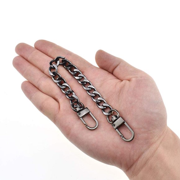 Hahiyo Correa De Cadena Para Monedero Longitud 59,1 Pulgadas Spot-On Dorada Para Hombro, Cruzada, Monedero, Bolso, Embrague, Correa De Repuesto, Cómoda, Plana, 0,4, Suficientemente Ancha, Correa De Me