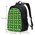thumbnail image 5 of Balery Tennis Balls Print USB Charging Backpack for Men and Women - Water-Resistant, Anti-Theft Laptop Backpack with USB Port for Travel, Work, School, and College, 5 of 7