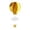 Gold, variant on Beauos Orange Hot Air Balloon Hanging Decor Paper Cloud Garland for Graduation Party Nursery Bedroom Home Decor (1Pcs, 7.5X7In)