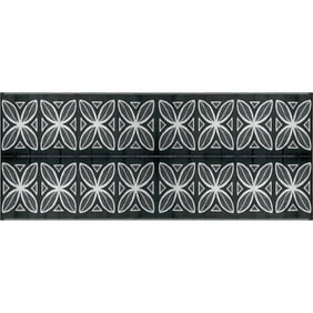 Fireside Patio Mats Hawaiian Blue 5 Ft X 7 Ft Polypropylene