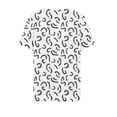 thumbnail image 4 of Women's Shorts Sleeve Tees Floral Split Neck T-Shirt Loose Print Casual Top Spring Summer Fashion Outfits 2XL, 4 of 7