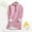 Pink, variant on Women's Fleece Pullover Long Sleeve Half Zip Sweatshirt Warm Sherpa Lined Tops Winter Casual Loose Comfy Outerwear