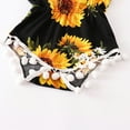 thumbnail image 4 of Mothers Day Gifts Summer Matching Mother Daughter Infant Sleeveless Sunflower Pattern Romper Jumpsuit With Pocket Family Set Family Matching Outfits, 4 of 5