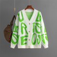 thumbnail image 2 of Pisexur Veste pour Femmes, Cardigans à devant Ouvert, Trenchs, Vestes d'Automne, Cardigan Décontracté pour Femmes à Imprimé Léopard, Col en V, Tricoté, à Boutons, à Manches Longues, Chandail, Haut, Manteau, Haut, 2 of 8