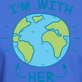thumbnail image 3 of CafePress - I'm With Her Dark T Shirt - Men's Classic Graphic Cotton T-Shirt, 3 of 4
