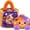Halloween, variant on Christmas Mystery Plush Dumpling Squishy, Soft Stuffed Animal Pillow with Fuzzy Handle Steamer, Collectible Dumpling Plushies Doll Food Plush Fidget Toys for Holiday Stocking Stuffers (Deer)