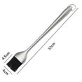 thumbnail image 2 of Raindrops Heat Resistance Silicone Brush with Stainless Steel Handle Oil Sauce Cream Brush for Barbecue BBQ Meat Cakes Pastries, 2 of 8
