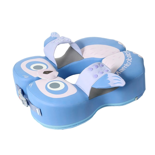Flotador No Inflable Lindo Portátil De La Piscina Del Bebé Del Anillo De La Natación Para El Búho De Los Niños Pequeños Del Bebé
