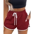 thumbnail image 1 of Pantalones cortos de entrenamiento para mujer con bolsillos Tie Dye Athletic Shorts Plain Lounge Shorts Xemadio WRMH-1342-2, 1 of 1