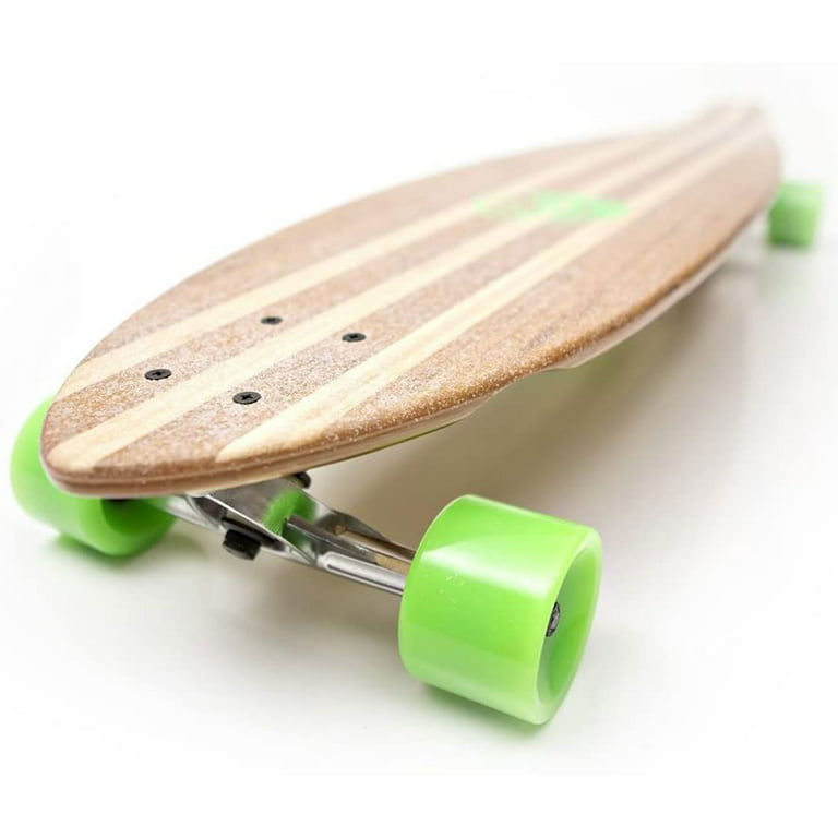 Marquee Forkortelse At opdage White Wave Longboards Bamboo Drop Deck 40" Freestyle Skateboard, Pintail -  Walmart.com