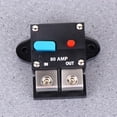thumbnail image 4 of Chidian 80A Car Resettable Circuit Breaker Self-recovery Fuse Manual Reset Button Circuit Breaker Fuse Car Accessories (Black), 4 of 7