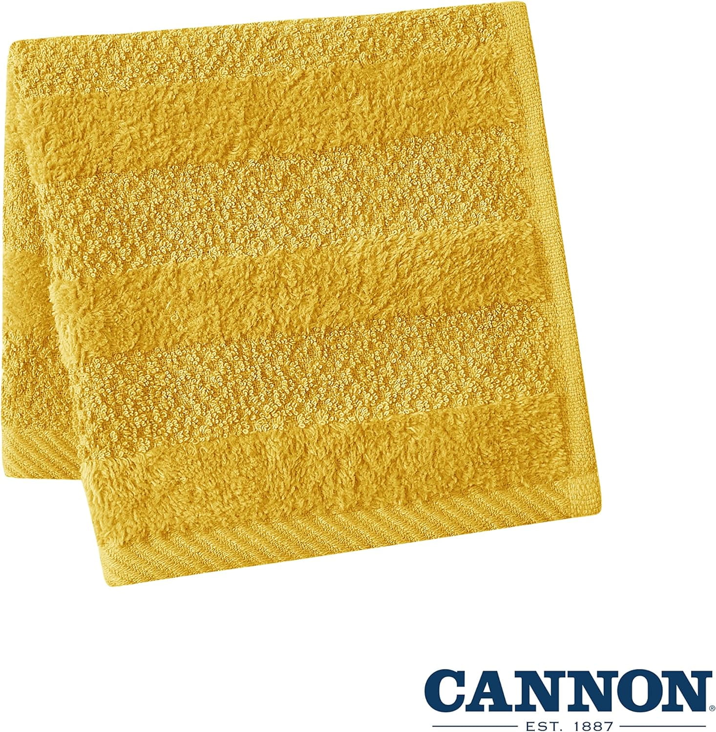 Cannon Shear Bliss Quick Dry 100% Cotton Washcloths for Adults (12 Pack, Sorbet)