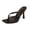 Black, variant on Flip Flops Heels for Women Summer Solid Color Square Toe Heeled Sandals Casual Slip on Backless Mules Black Size 5.5