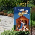 thumbnail image 3 of O Holy Night Garden Flag Behold The Lamb of God Garden Flag Nativity Night Vertical Double Sided Rustic Farmland Burlap Yard Lawn Outdoor Decor 12.5x18, 3 of 4