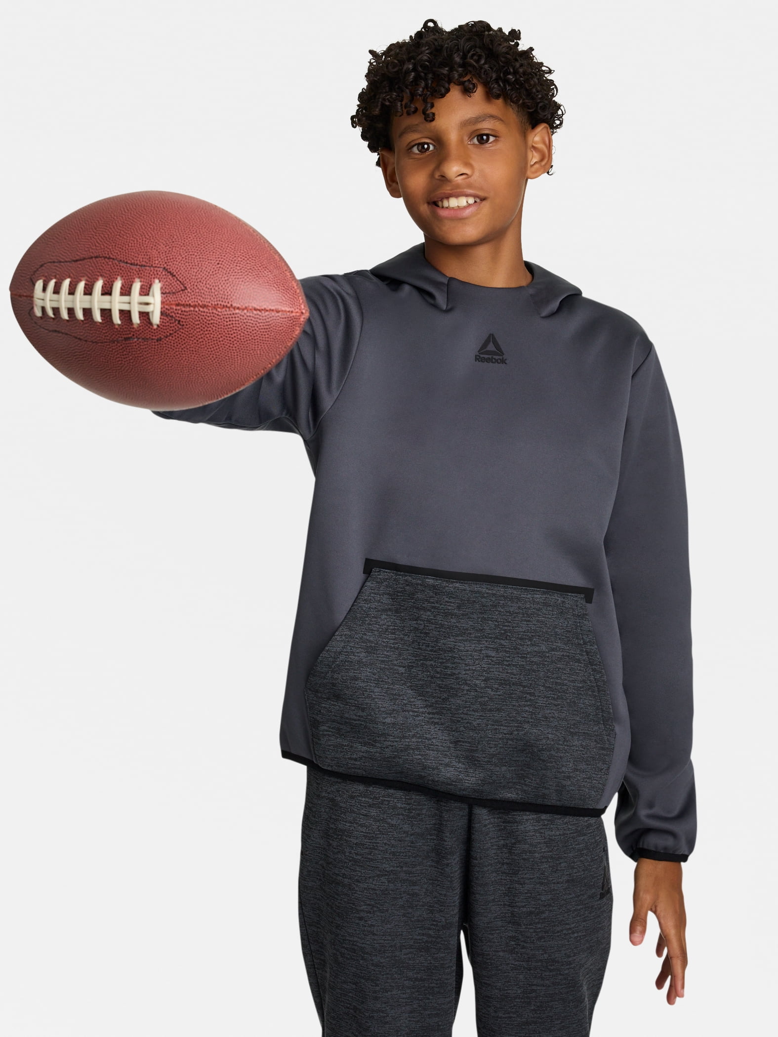 Reebok Boy's Athletic Cool Down Fleece Hoodie, Sizes 4-18