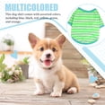 thumbnail image 3 of Chaleco para cachorros Methold sin hebillas sudadera Ropa para mascotas Verde METRO, 3 of 6