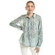 thumbnail image 1 of Blusa transparente diseño tie dye Roman Fashion/Juvenil, 20295 (Verde) verde M, 1 of 5
