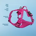 thumbnail image 3 of Voyager Dog Harness Dual Leash Attachment No-Pull Control Adjustable Soft but Strong Pet Harness for Medium and Large Dogs with 3M Reflective Technology - Fuchsia, L (Chest: 25 - 30"), 3 of 11