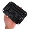 thumbnail image 4 of Shisuyan Spring Loaded Recessed Handle Padded Grip Iron Handles Chest Cabinet Handles for Cabinet Speaker Box Flight Case Kitchen Hardware Accessories, 4 of 8