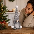 thumbnail image 7 of YingYouFu Christmas Gnome Figurine, Faceless Forest Gnome Doll Ornament, Plush Scandinavian Tomte for Holiday Mantel Shelf Tabletop Decoration, 7 of 7