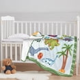 thumbnail image 2 of Dinosaur Blanket for Boys Girls Soft Fleece Kids Baby Boy Suitable Toddler Couch Cute Sofa Bedroom Living Room Gifts Children (Universe Dino, 40''''x30''''), 2 of 5