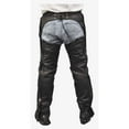 thumbnail image 2 of Redline Men's Classic Removable Liner Leather Motorcycle Chaps M-1650 (XXS), 2 of 2