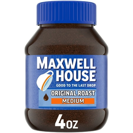 Maxwell House The Original Roast Instant Coffee, 4 oz Jar