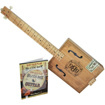 The Electric Blues Box Slide Guitar with Guitar Slide Instruction Book and (Best Lightweight Electric Guitar)