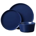 thumbnail image 1 of Stone Lain Chelsea Ensemble de Vaisselle en Grès 24 Pcs, Bleu, 1 of 7