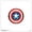Unframed Version, variant on Gallery Pops Marvel Comics Avengers - Captain America Shield Icon Wall Art, Unframed Version, 12" x 12"
