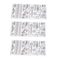 thumbnail image 3 of Clear Stamps, 3Pcs Safe TPR DIY Transparent Stamps Reusable Material Widely Used For Cards ANGGREK Otros, 3 of 8