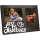 thumbnail image 1 of 1 marco de fotos para regalo de Navidad, 4 x 6 pulgadas, dos fotos, "La mejor hermana del mundo", cerca del corazón, marco doble, marco de fotos 3D, marco de pared de madera., 1 of 7
